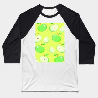 Apple Pattern Baseball T-Shirt